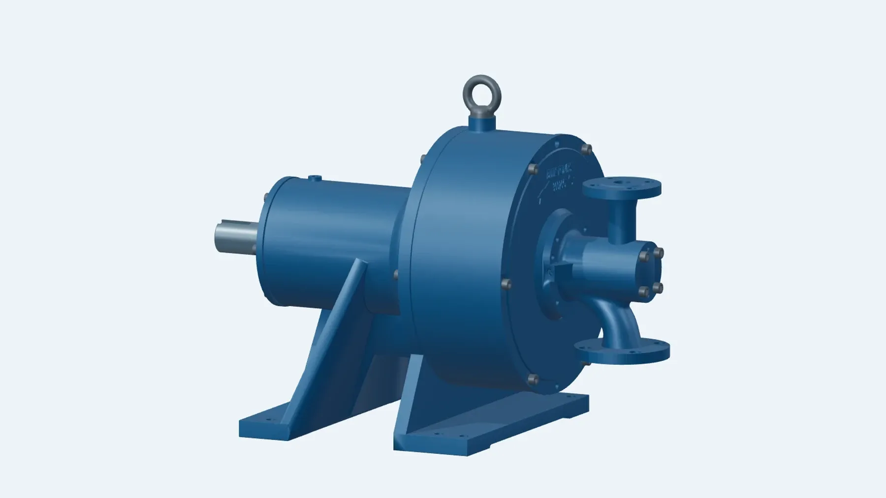 EHIK-Pitotrohrpumpe als 3D-Modell.