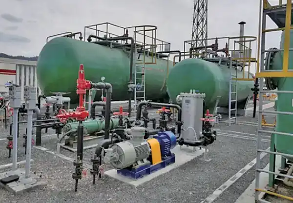 Oil and gas industrial process facilities